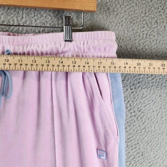 New Fila Valery Velour Track Pant 1X ORCHARD BOUQUET Drawstring NWT - Picture 10 of 12